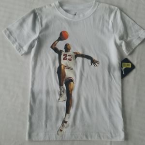 Jordan t-shirt white and gray tie dye